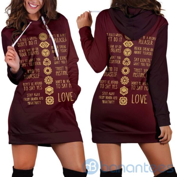 Life Rules Hoodie Dress For Women Product Photo