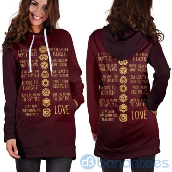 Life Rules Hoodie Dress For Women Product Photo