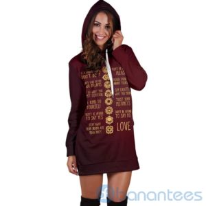 Life Rules Hoodie Dress For Women Product Photo