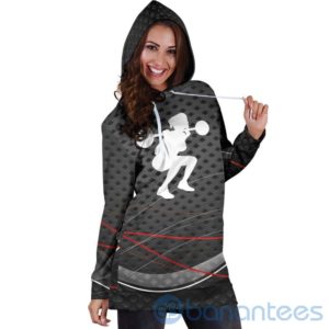 Lift Heavy Hoodie Dress For Women Product Photo