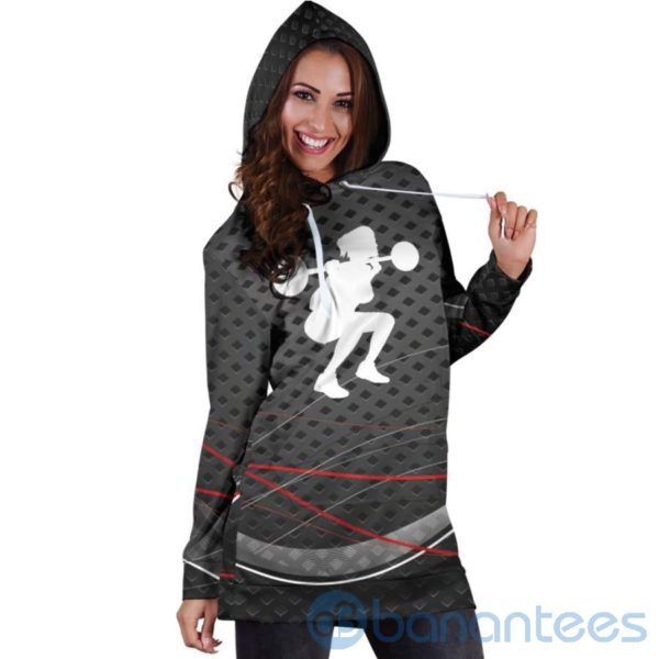 Lift Heavy Hoodie Dress For Women Product Photo