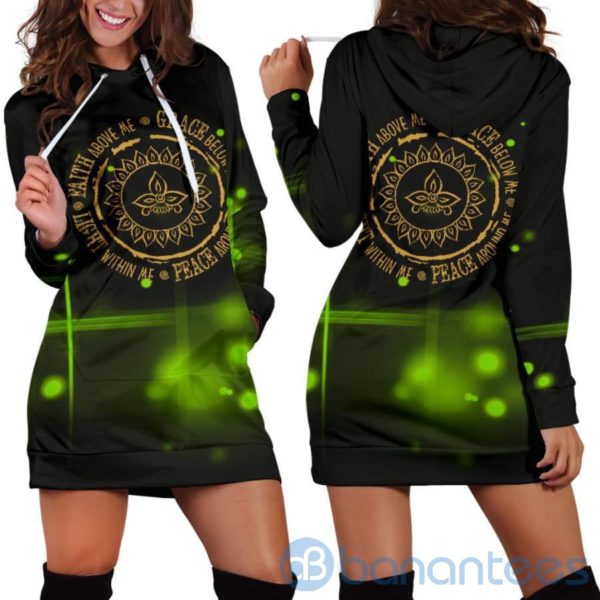 Light Within Hoodie Dress For Women Product Photo