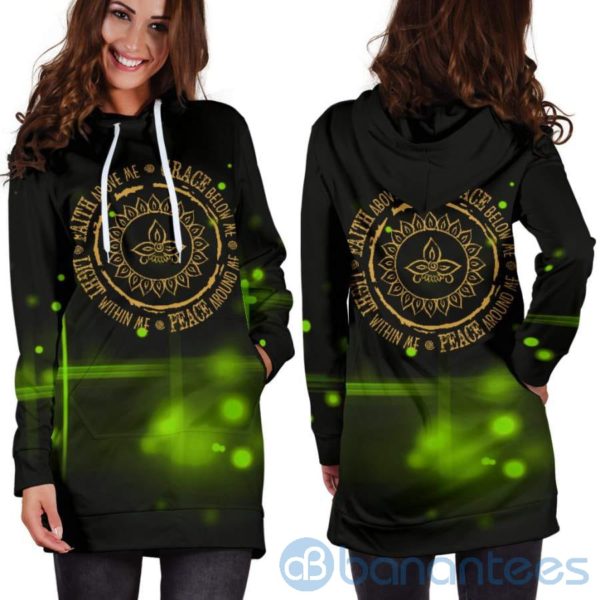 Light Within Hoodie Dress For Women Product Photo