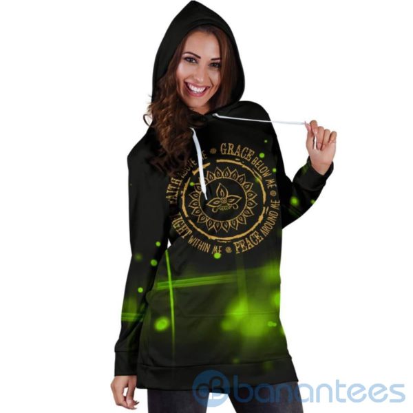 Light Within Hoodie Dress For Women Product Photo