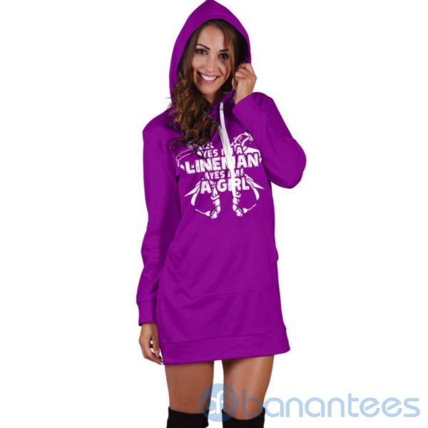 Lineman Girl Hoodie Dress For Women Product Photo