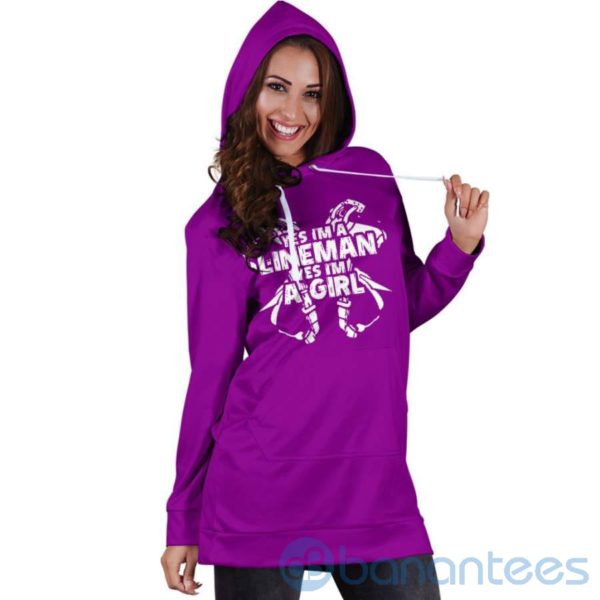 Lineman Girl Hoodie Dress For Women Product Photo