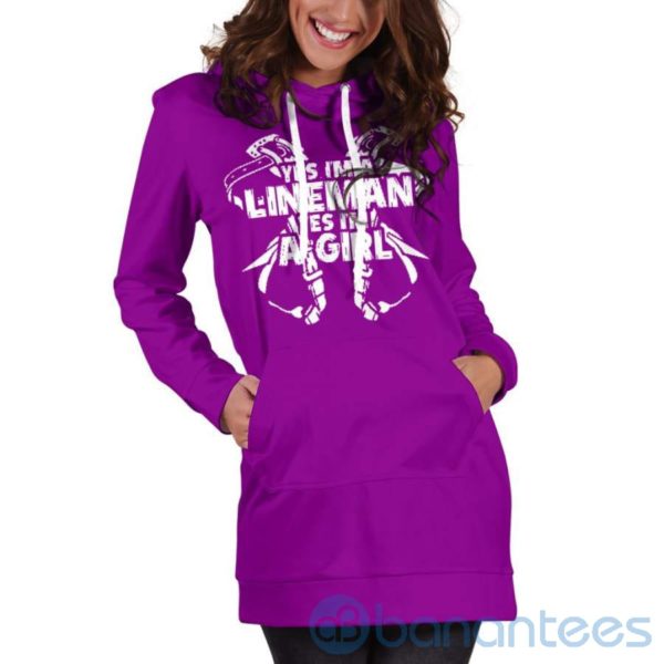 Lineman Girl Hoodie Dress For Women Product Photo