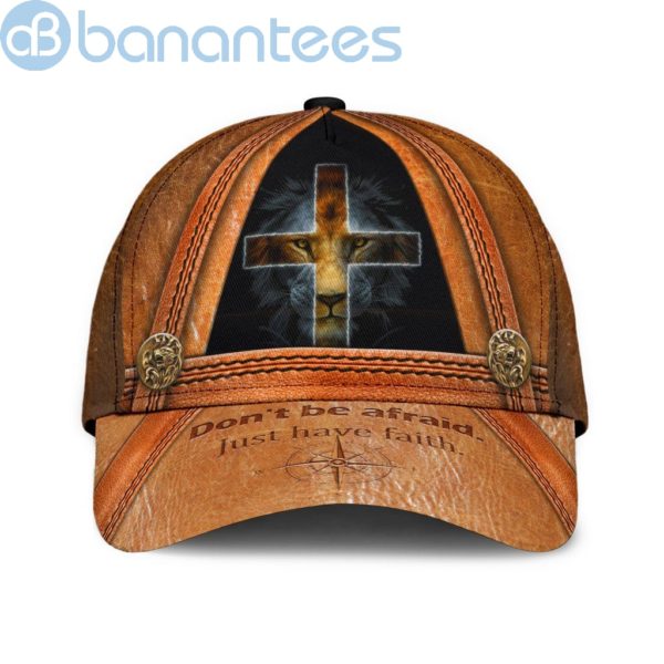 Lion God Just Have Faith All Over Printed 3D Cap Product Photo