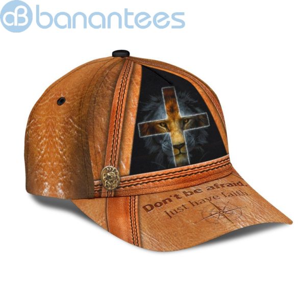 Lion God Just Have Faith All Over Printed 3D Cap Product Photo