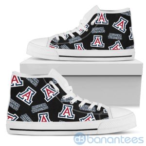 Logo All Over Printed Arizona Wildcats High Top Shoes Product Photo