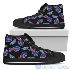 Logo All Over Printed Buffalo Bills High Top Shoes Product Photo