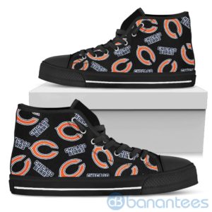 Logo All Over Printed Chicago Bears High Top Shoes Product Photo