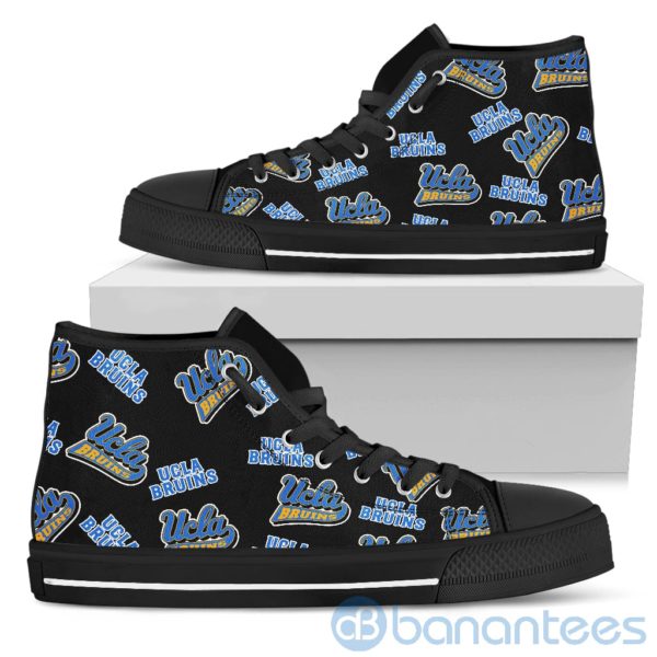 Logo All Over Printed UCLA Bruins High Top Shoes Product Photo