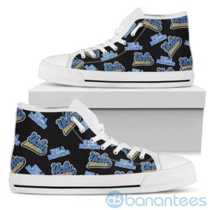 Logo All Over Printed UCLA Bruins High Top Shoes Product Photo