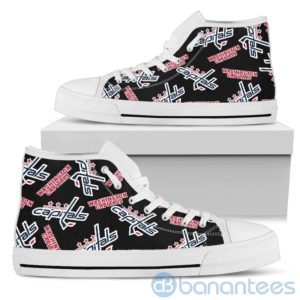 Logo All Over Printed Washington Capitals High Top Shoes Product Photo