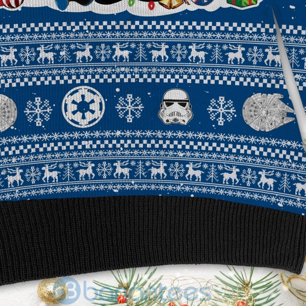 Los Angeles Dodgers Star Wars Ugly Christmas 3D Sweater Product Photo