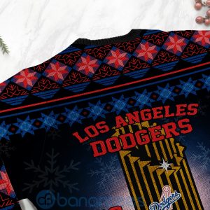 Los Angeles Dodgers World Series Champions Ugly Christmas 3D Sweater Product Photo