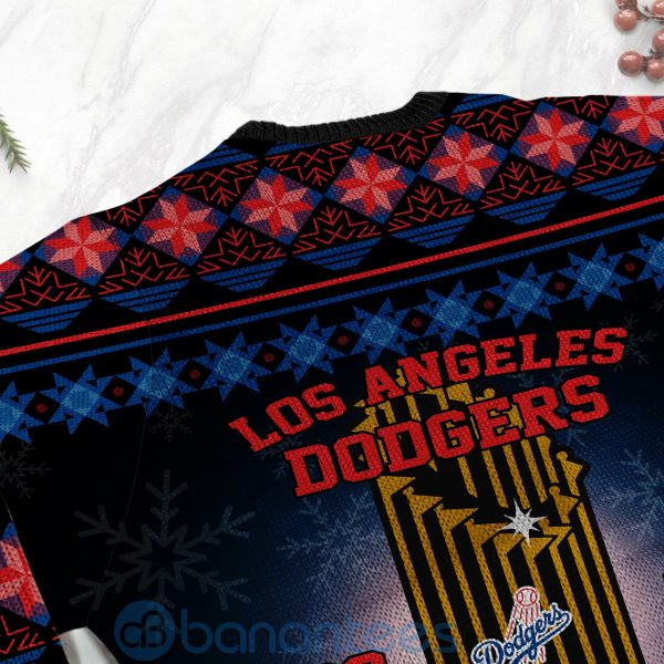 Los Angeles Dodgers World Series Champions Ugly Christmas 3D Sweater Product Photo