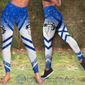 Los Angeles Rams Leggings And Criss Cross Tank Top For Women Product Photo