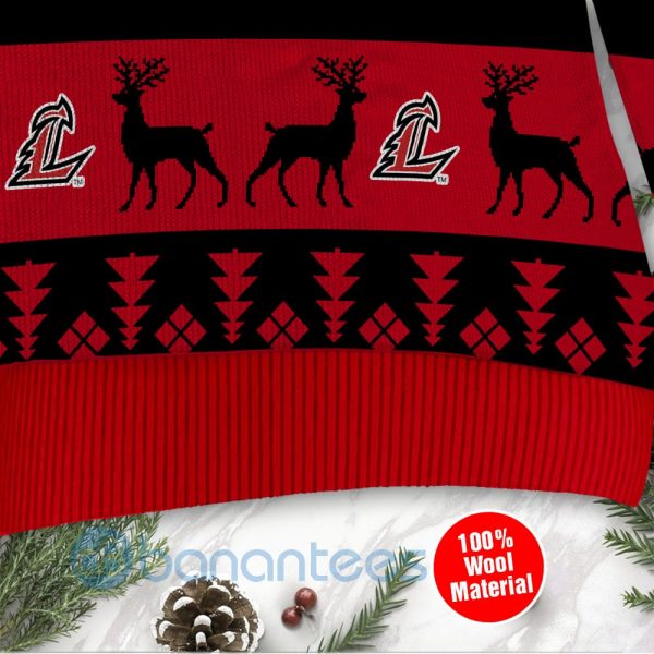 Louisville Cardinals Custom Name Personalized Ugly Christmas 3D Sweater Product Photo