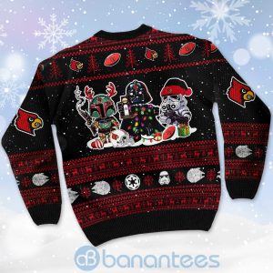 Louisville Cardinals Star Wars Ugly Christmas 3D Sweater Product Photo