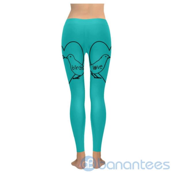 Love Birds Heart Leggings For Women Product Photo