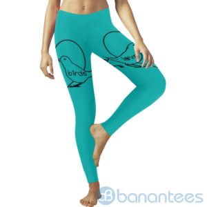Love Birds Heart Leggings For Women Product Photo