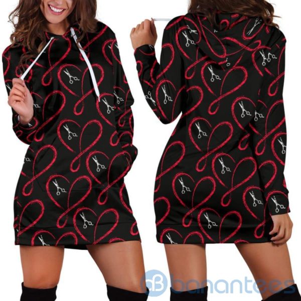 Love Infinity Hairstylist Hoodie Dress For Women Product Photo
