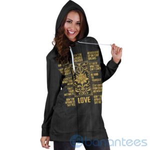 Love Rules Hoodie Dress For Women Product Photo