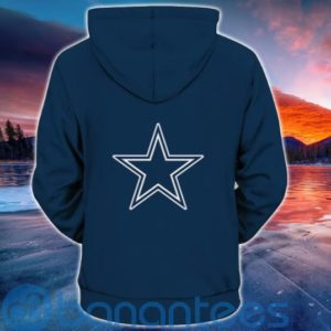 Low Price Dallas Cowboys Royal 3D Hoodie Zip Hoodie Product Photo