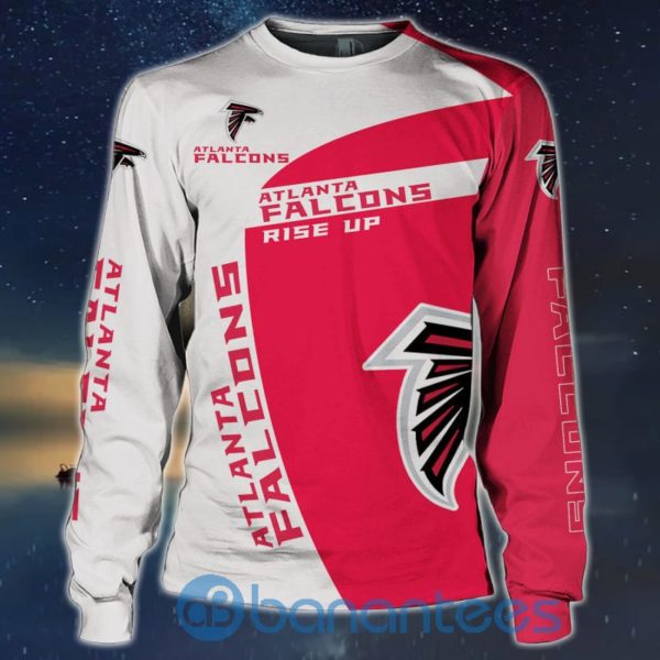 Lowest Price Atlanta Falcons All Over Printed Sweatshirt 3D Long Sleeve Product Photo