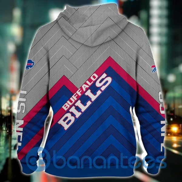 Lowest Price NFL Buffalo Bills All Over Printed 3D Hoodie Zip Hoodie Product Photo