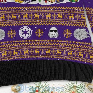 LSU Tigers Star Wars Ugly Christmas 3D Sweater Product Photo