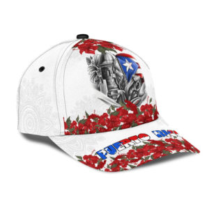 Maga Flower Puerto Rico All Over Printed 3D Cap Product Photo