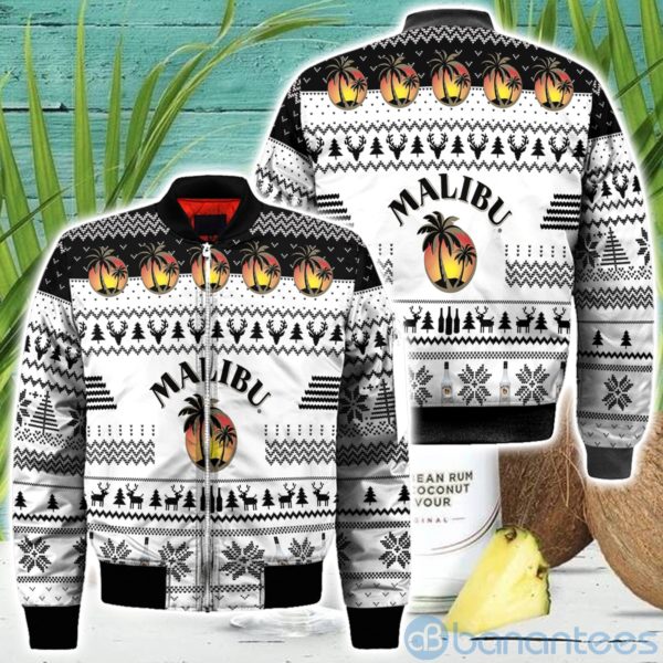 Malibu Wine Ugly Christmas All Over Printed 3D Shirt Product Photo