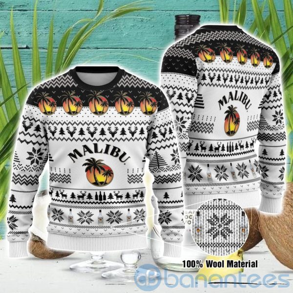 Malibu Wine Ugly Christmas All Over Printed 3D Shirt Product Photo