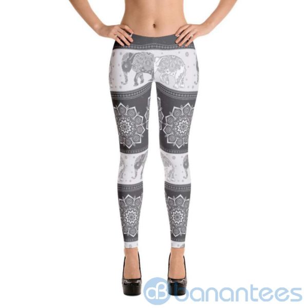Mandala Elephant Leggings For Women Bohemian Product Photo