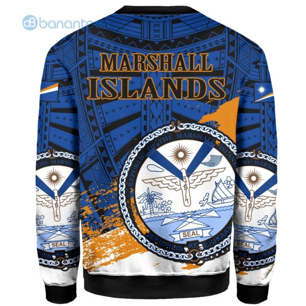 Marshall Islands All Over Printed 3D Sweatshirt Product Photo