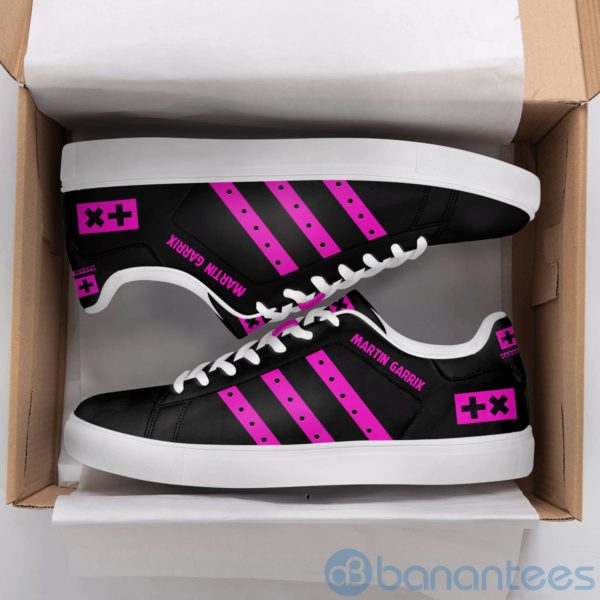 Martin Garrix Purple Striped Low Top Skate Shoes Product Photo