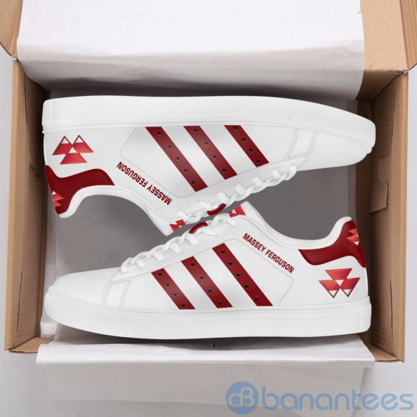 Massey Ferguson White Low Top Skate Shoes Product Photo