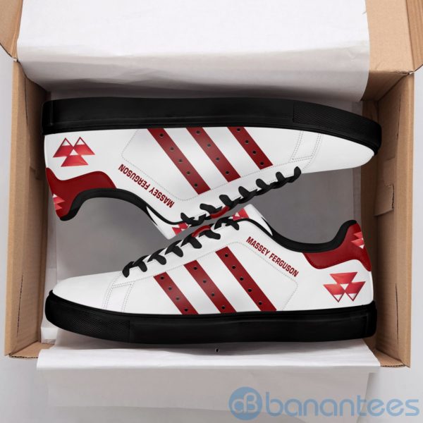 Massey Ferguson White Low Top Skate Shoes Product Photo