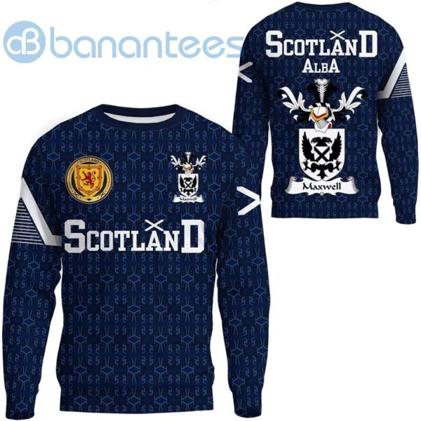 Maxwell Family Crest Scottish Home All Over Printed 3D Sweatshirt Product Photo