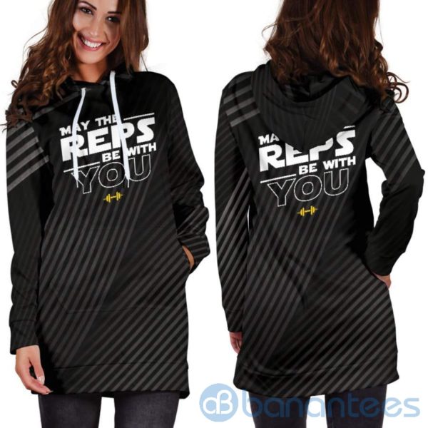 May The Reps Be With You Hoodie Dress For Women Product Photo