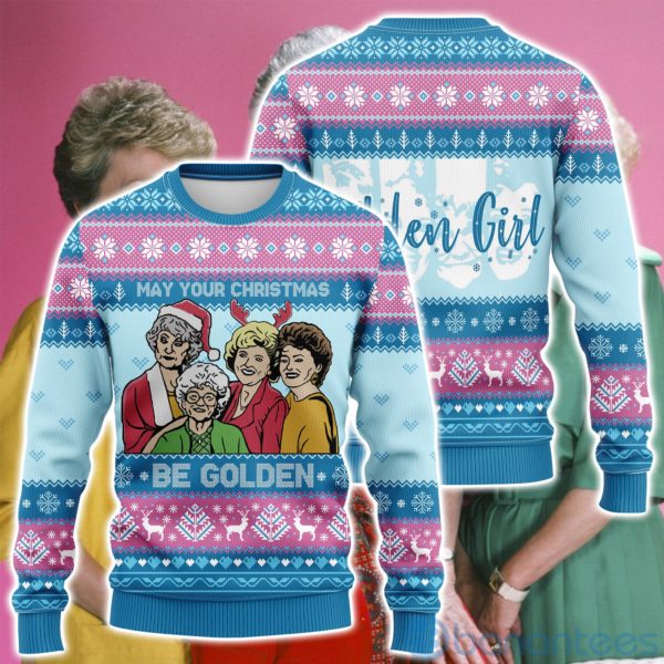 May Your Christmas Be Golden The Golden Girl Christmas All Over Printed 3D Shirt Product Photo
