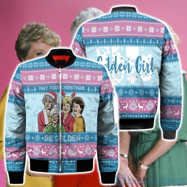 May Your Christmas Be Golden The Golden Girl Christmas All Over Printed 3D Shirt Product Photo