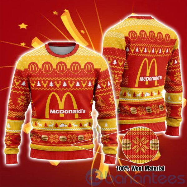 Mcdonald Ugly Christmas All Over Printed 3D Shirt Product Photo