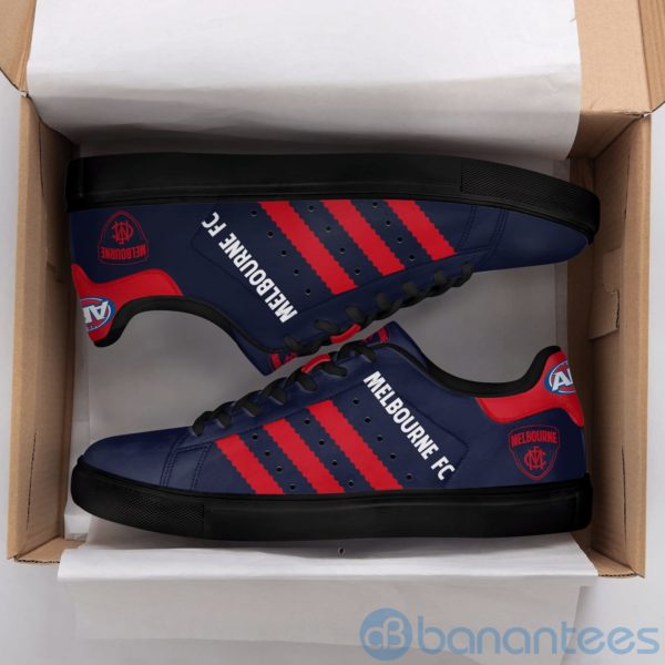 Melbourne Football Club Red Striped Low Top Skate Shoes Product Photo