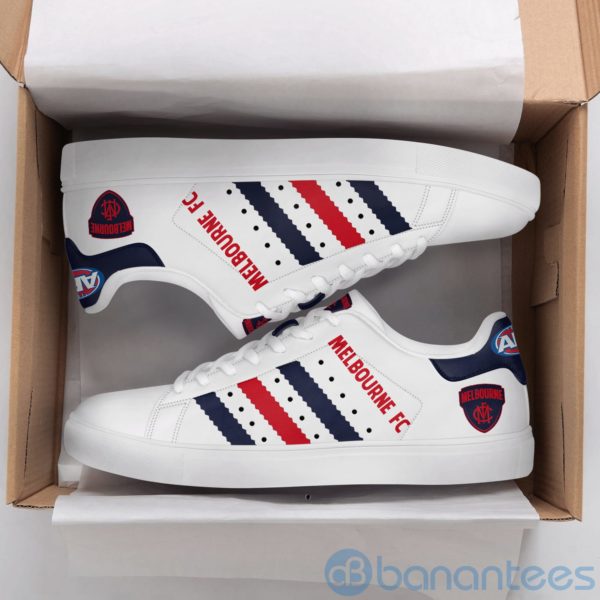 Melbourne Football Club White Low Top Skate Shoes Product Photo