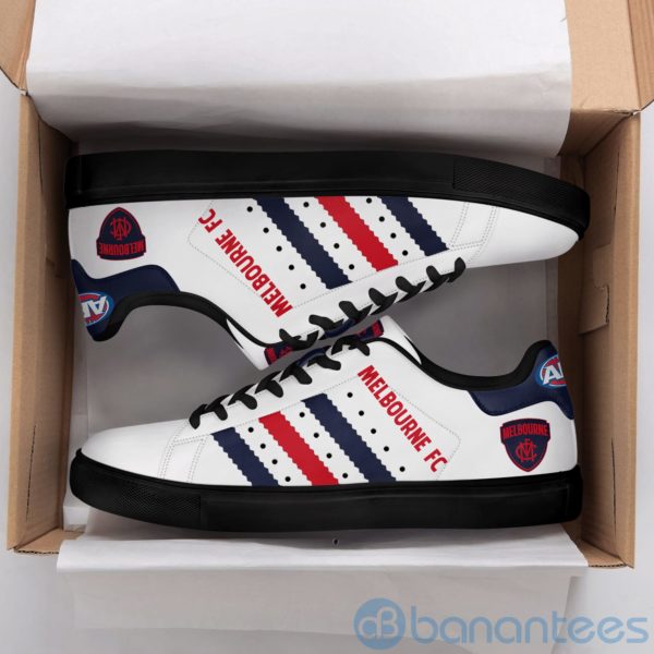 Melbourne Football Club White Low Top Skate Shoes Product Photo