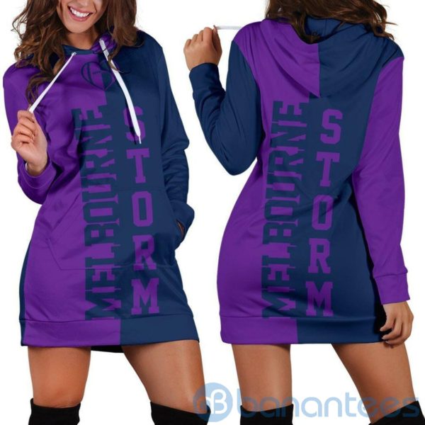 Melbourne Rugby Hoodie Dress For Women Product Photo